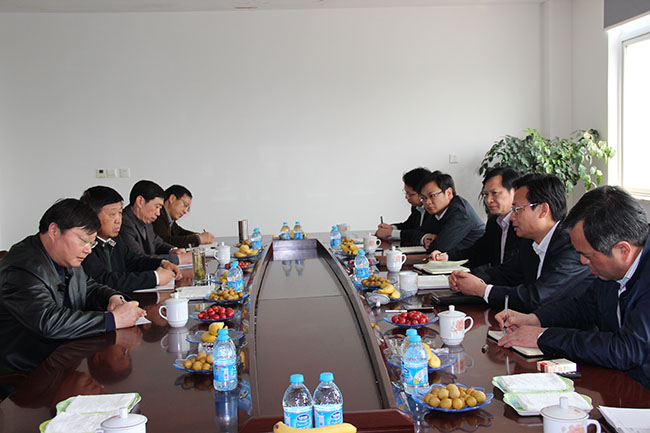 2013年4月8日，張家港市市長姚林榮一行來公司調(diào)研